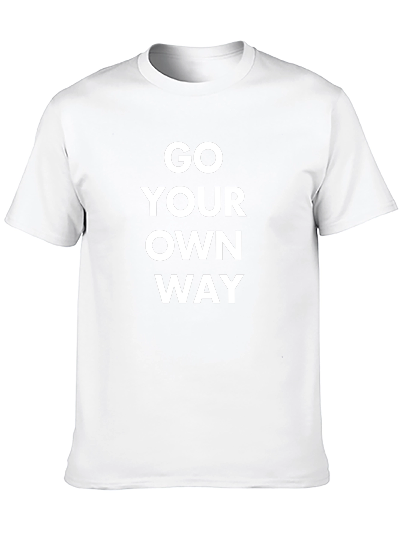 Go Your Own Way Black Graphic Tee