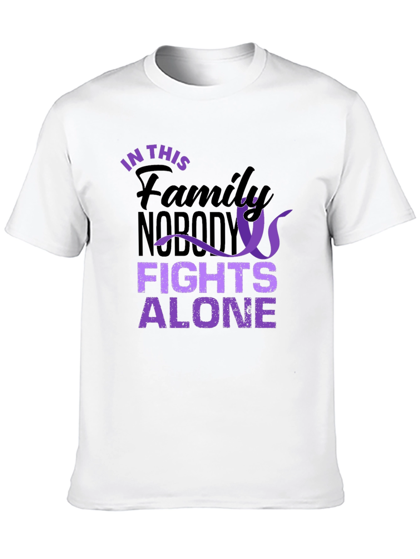 In This Family Nobody Fights Alone T-Shirt