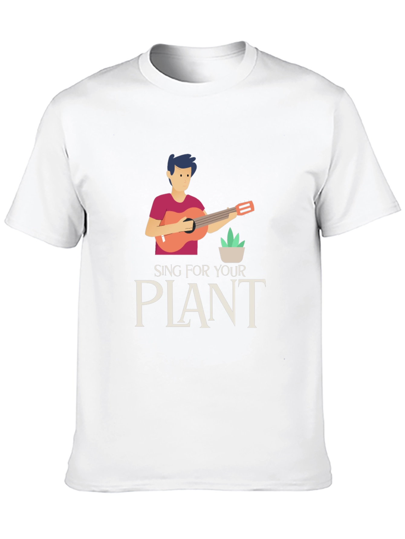 Sing For Your Plant Graphic T-Shirt