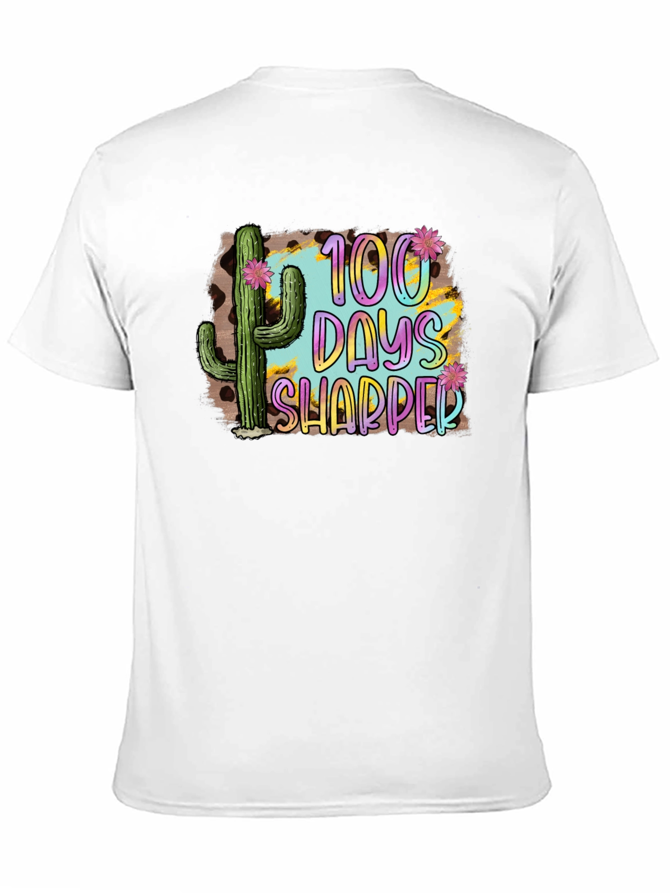 100 Days Sharper Cactus Tee