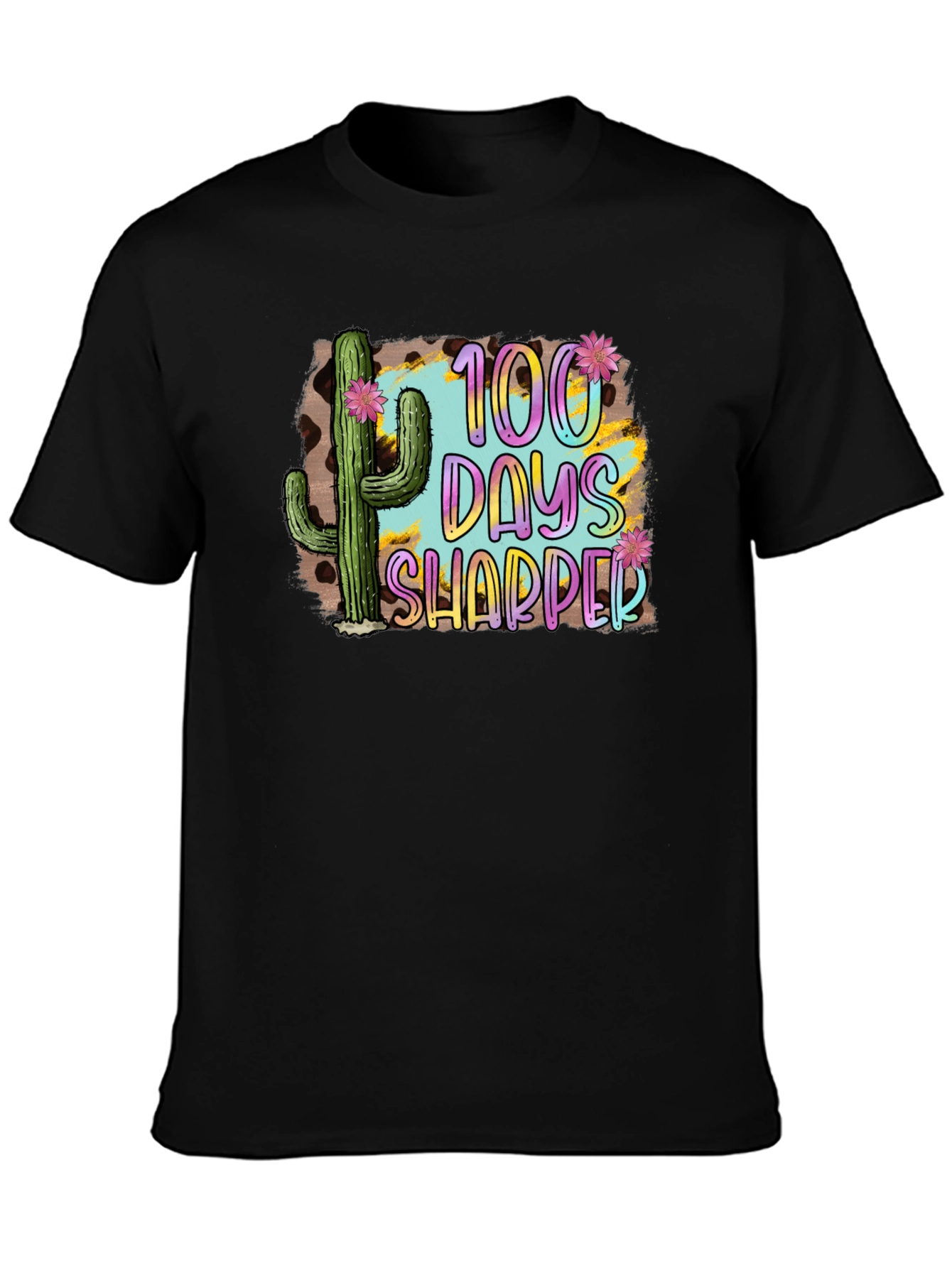 100 Days Sharper Cactus Tee