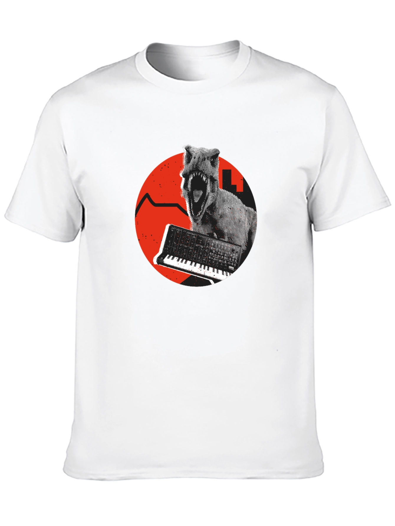 Dinosaur Synthesizer Graphic Tee