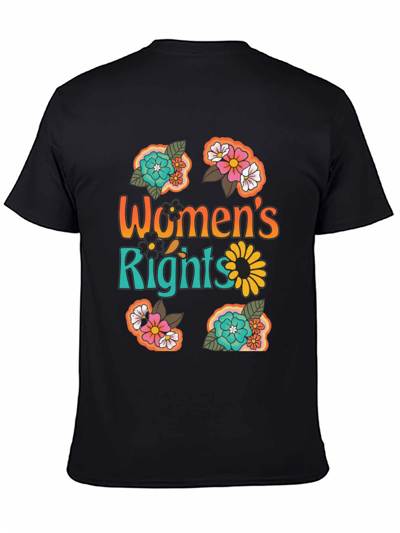 Womens Rights Floral Graphic Tee