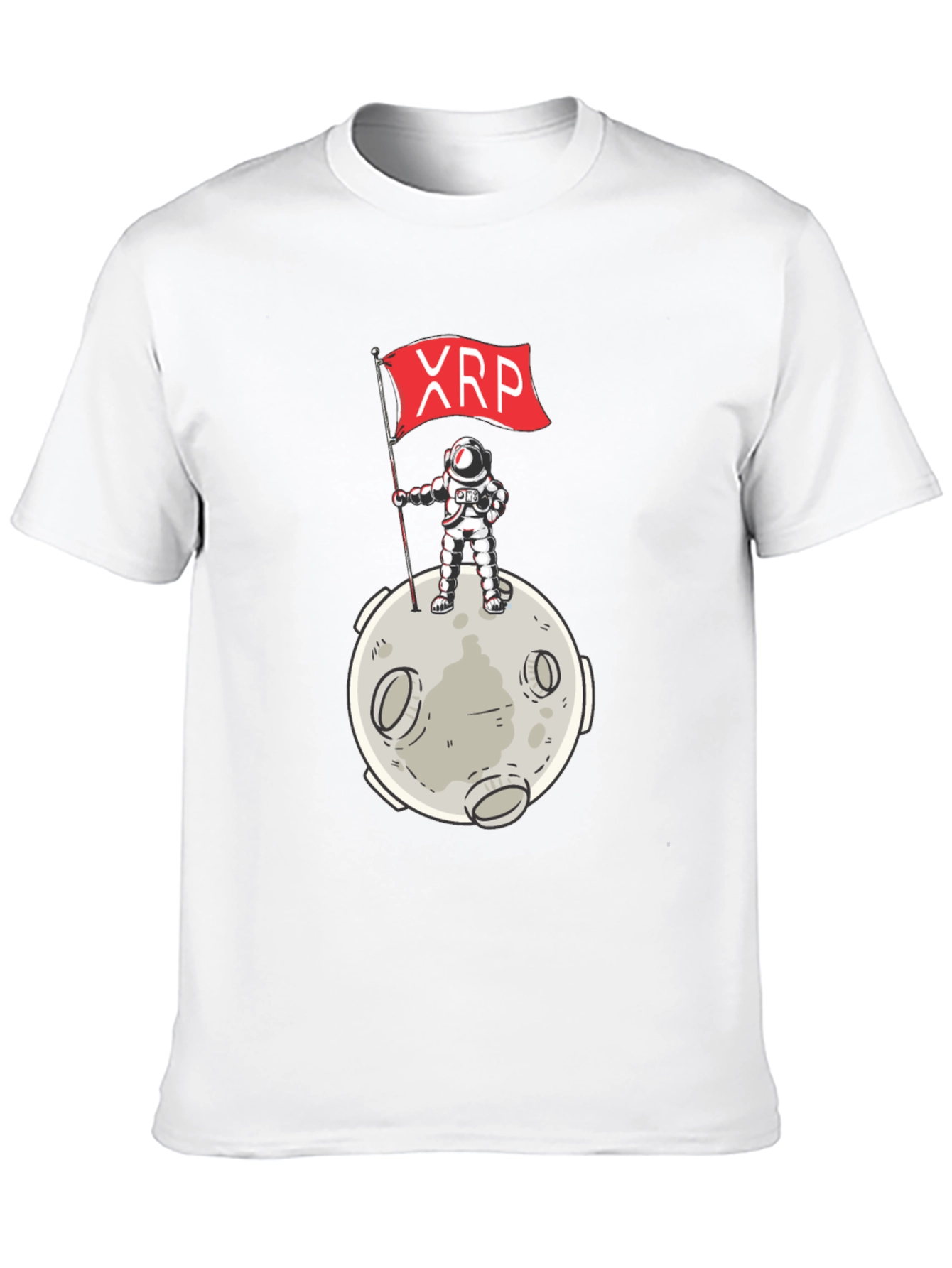 XRP Moon Landing T-Shirt - Crypto Astronaut