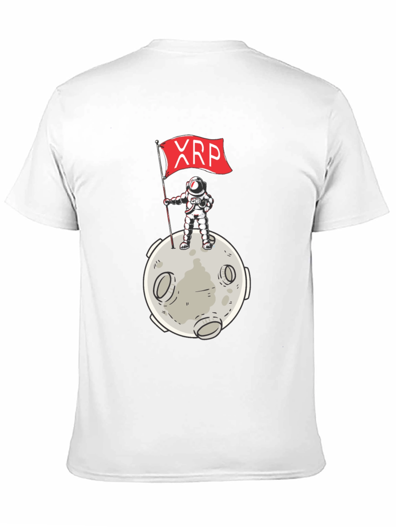 XRP Moon Landing T-Shirt - Crypto Astronaut