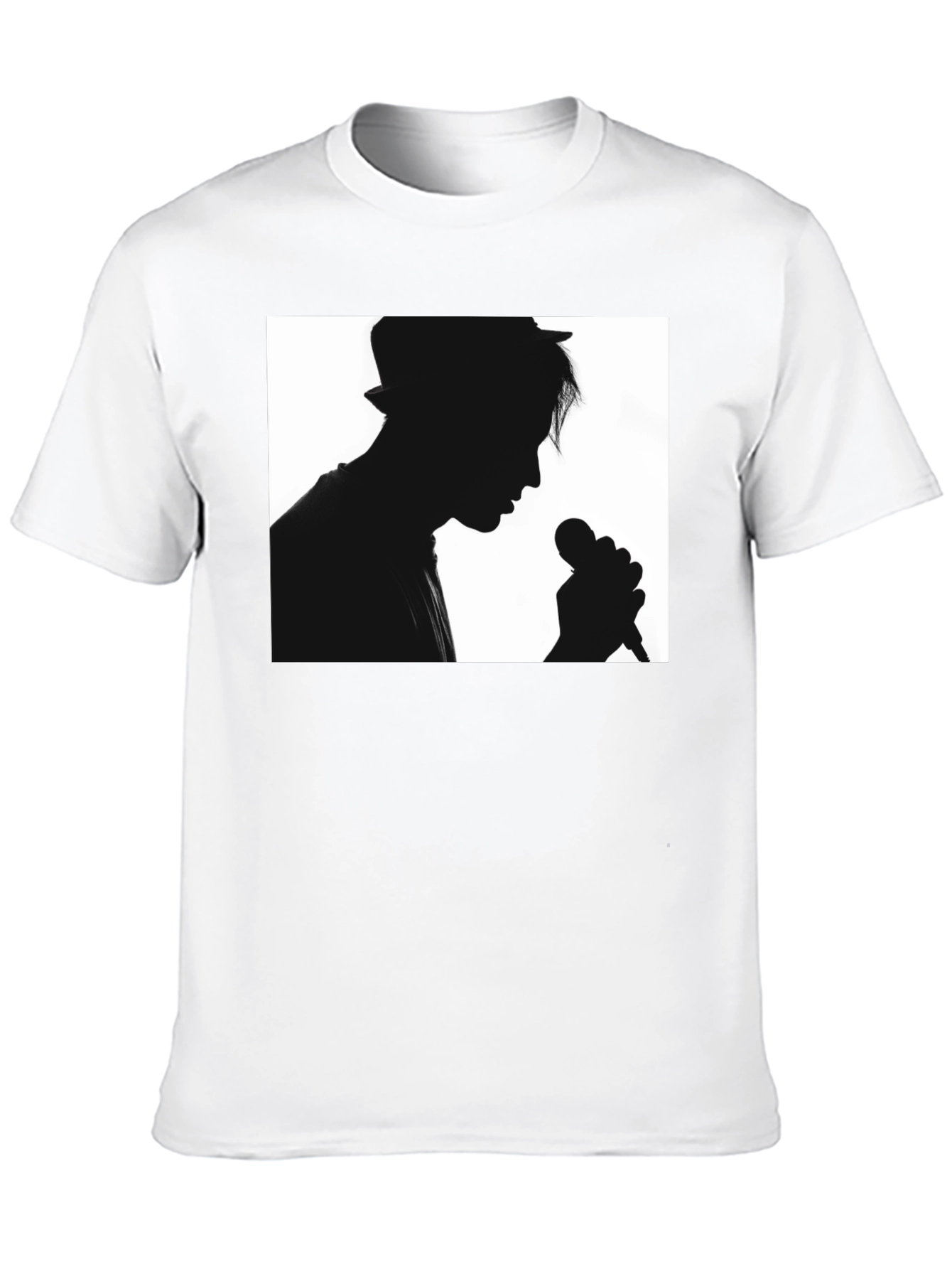 Silhouette Singer Black T-Shirt