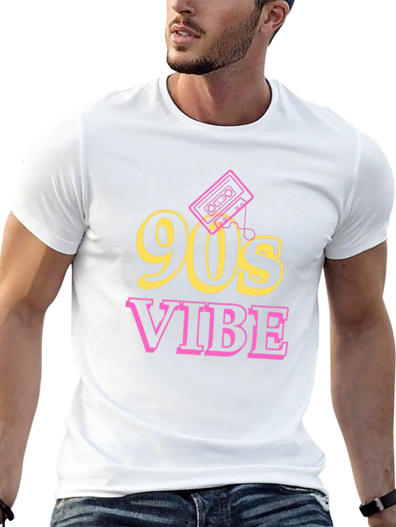 90s Vibe Graphic Tee - Retro Style