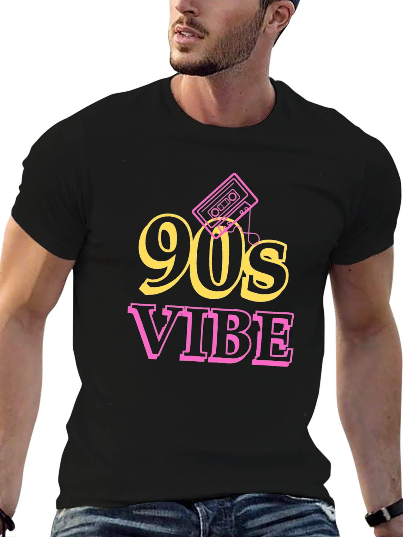 90s Vibe Graphic Tee - Retro Style