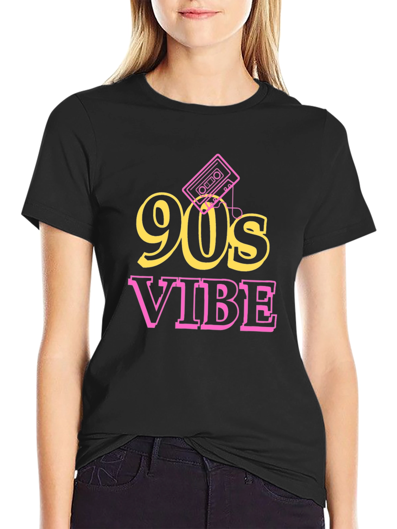 90s Vibe Graphic Tee - Retro Style