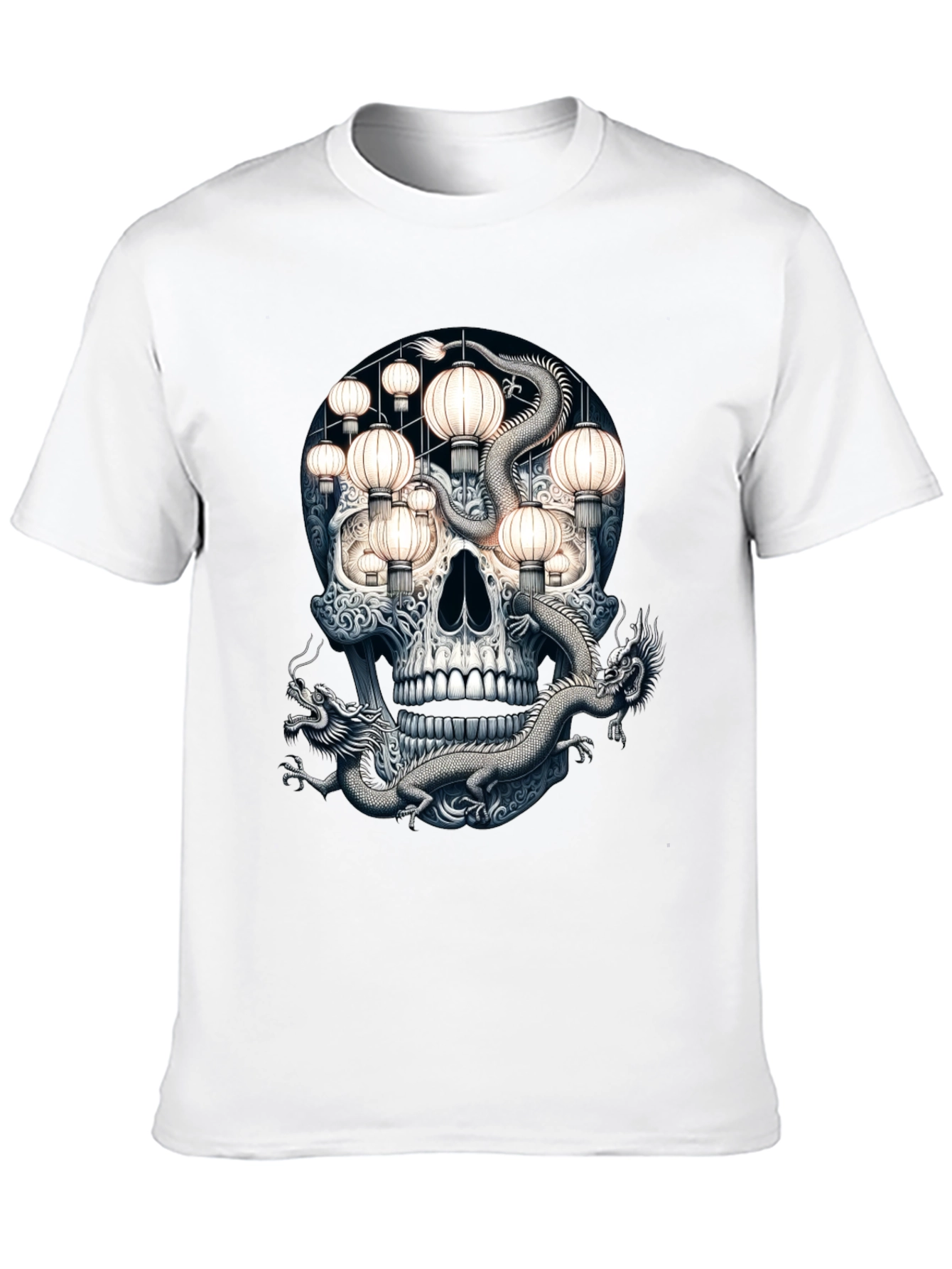 Skull & Dragon Lantern T-Shirt