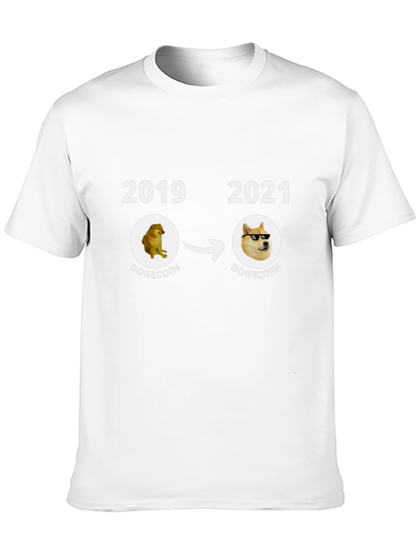 Dogecoin Evolution T-Shirt - Meme Crypto Tee