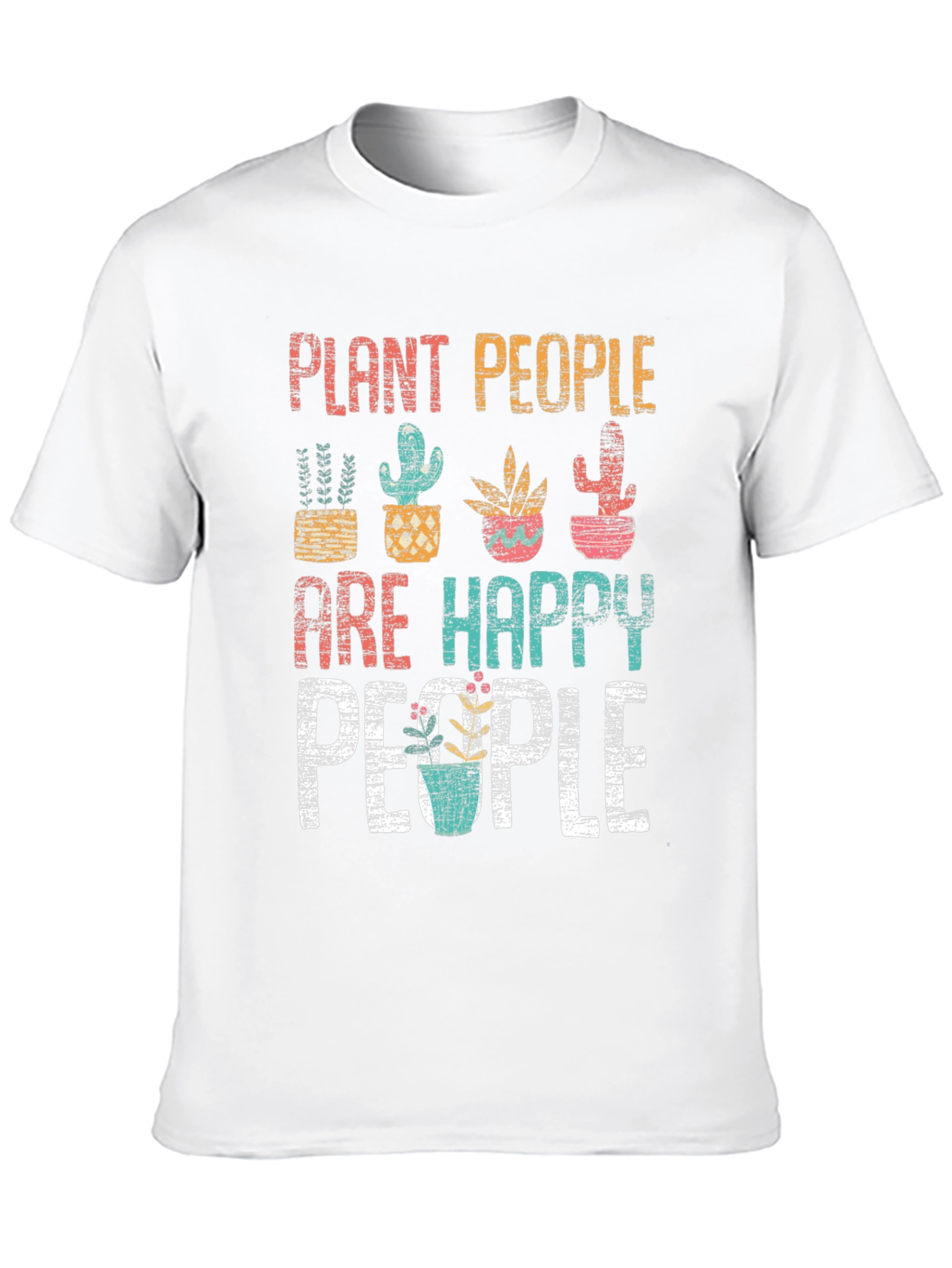 Plant People Happy People Graphic T-Shirt