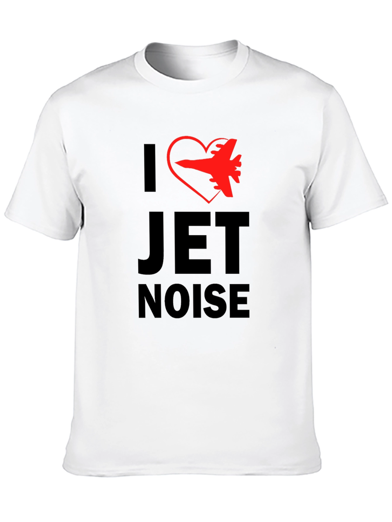 I Heart Jet Noise T-Shirt - Aviation Enthusiast Tee