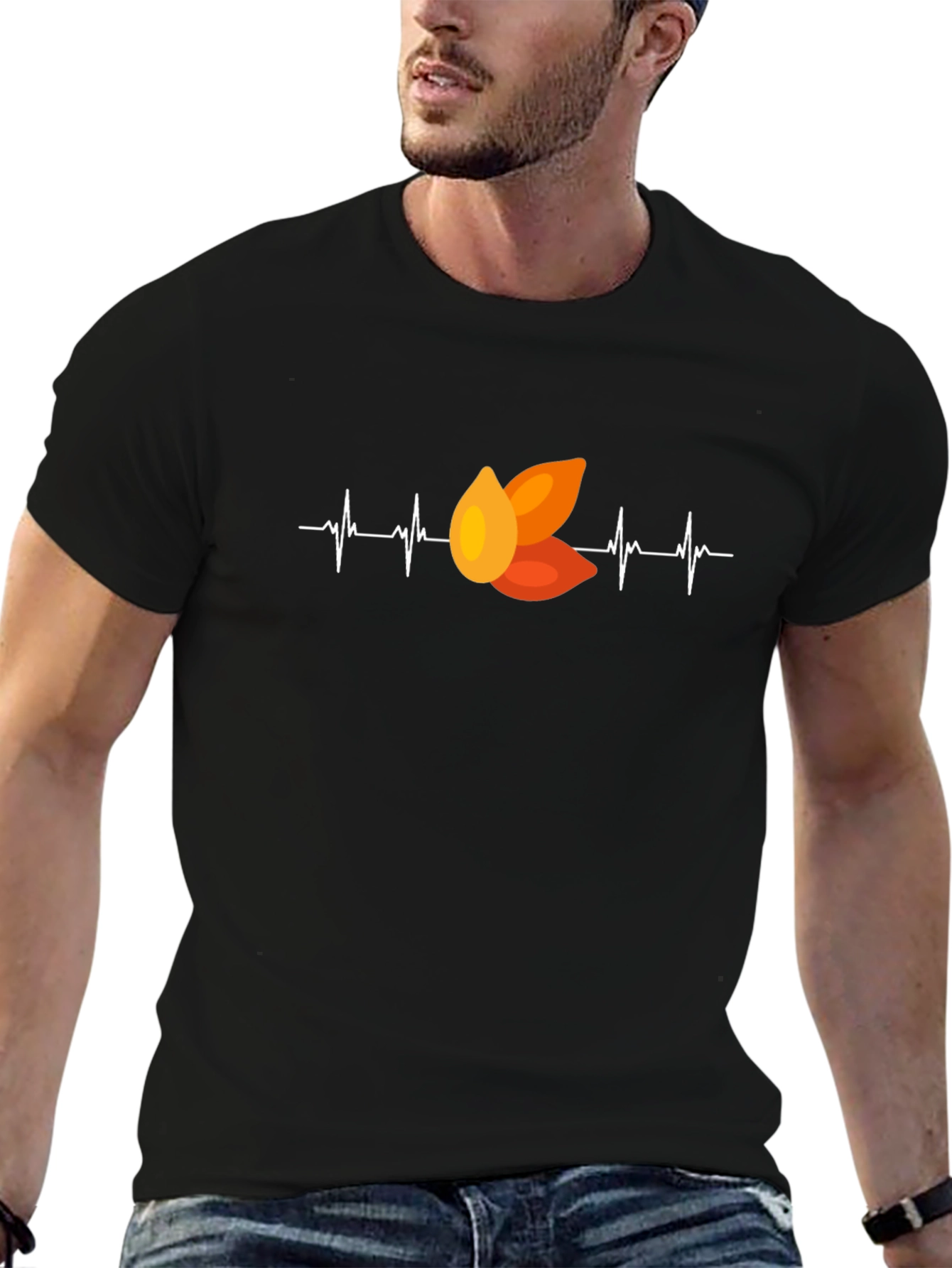 Almond Heartbeat T-Shirt - Unique Foodie Tee