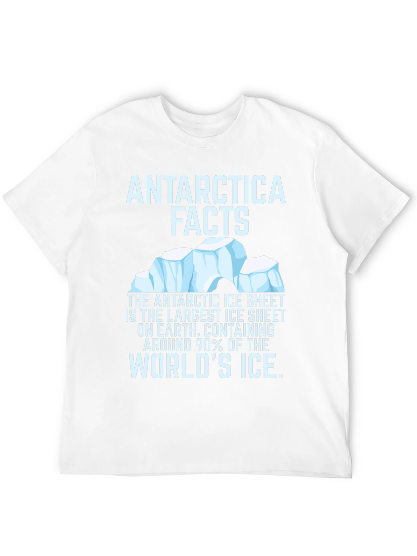 Antarctica Facts Graphic T-Shirt