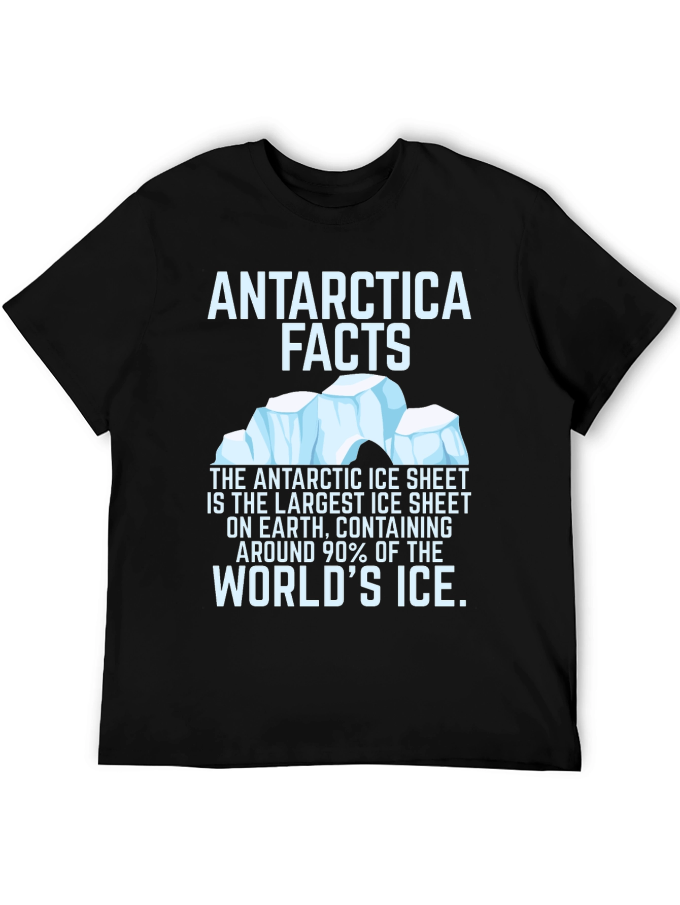 Antarctica Facts Graphic T-Shirt
