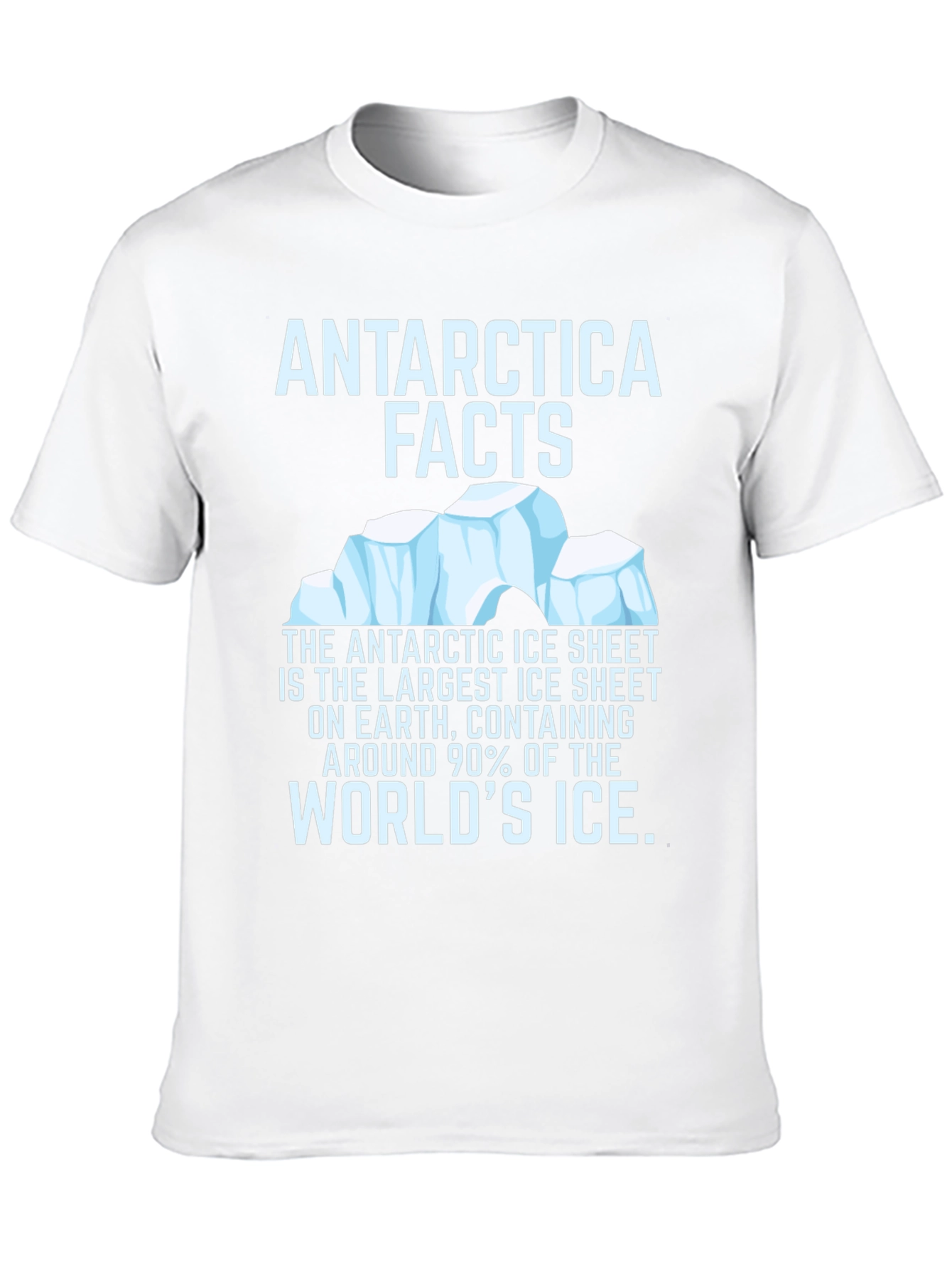 Antarctica Facts Graphic T-Shirt