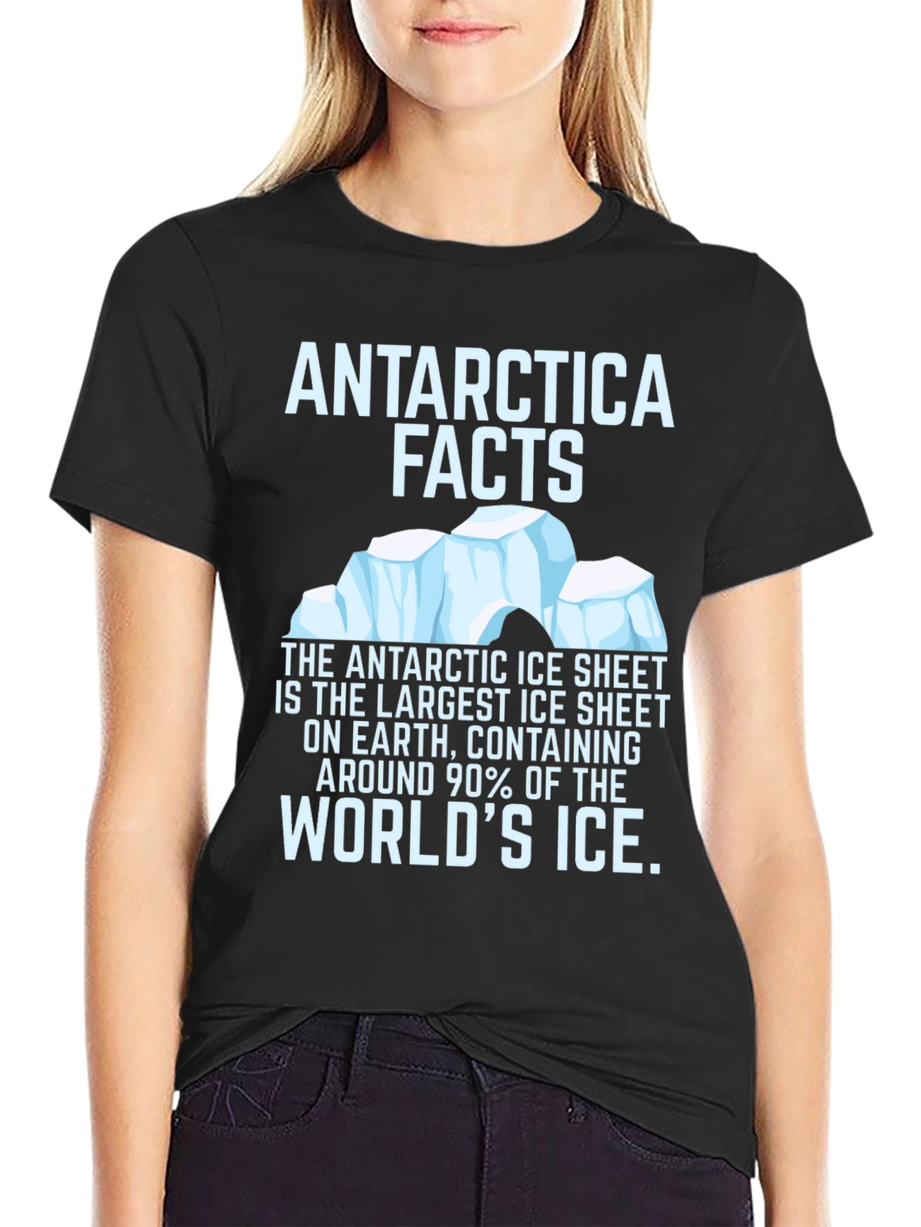 Antarctica Facts Graphic T-Shirt