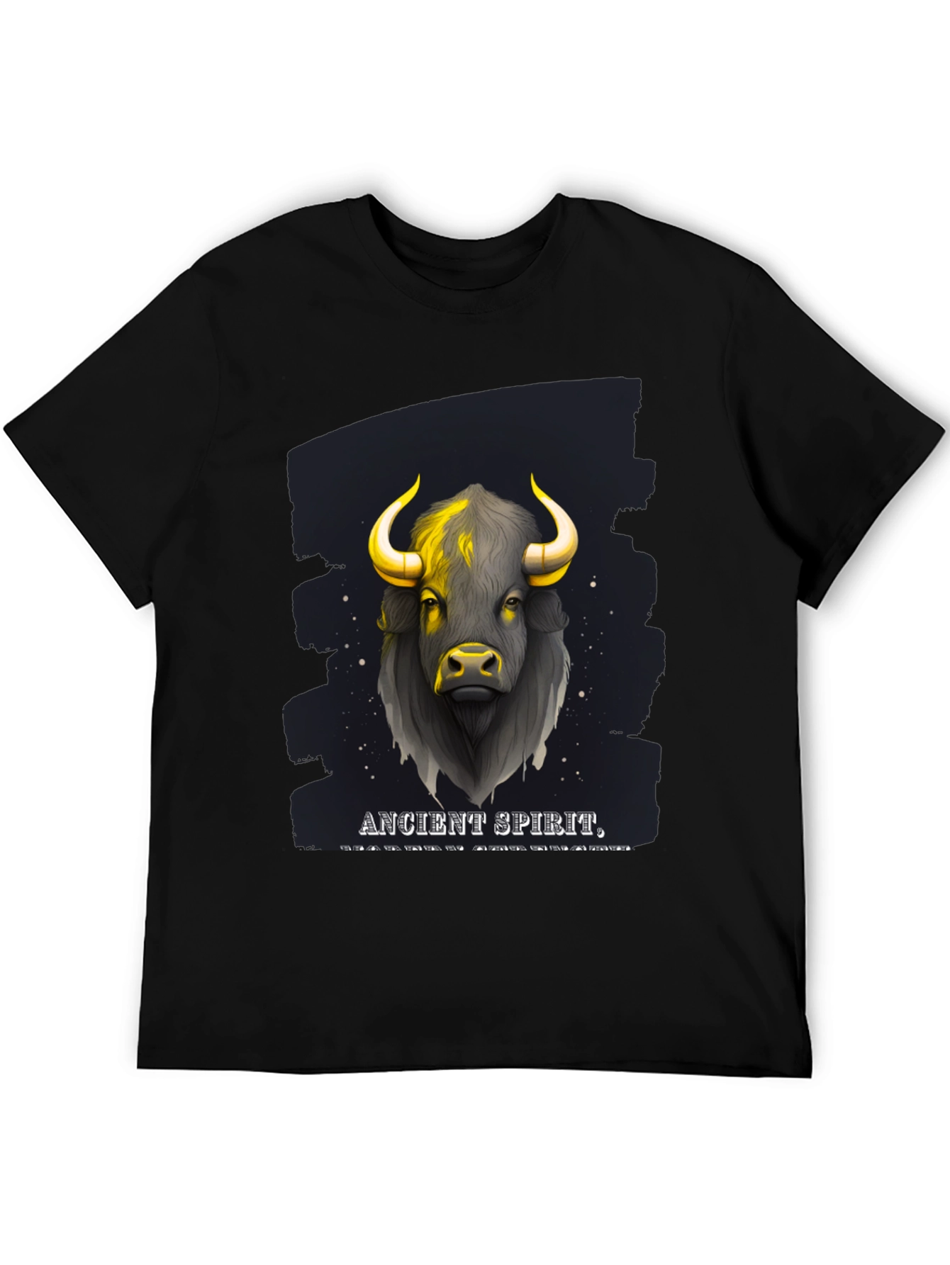 Ancient Spirit Bull Graphic T-Shirt