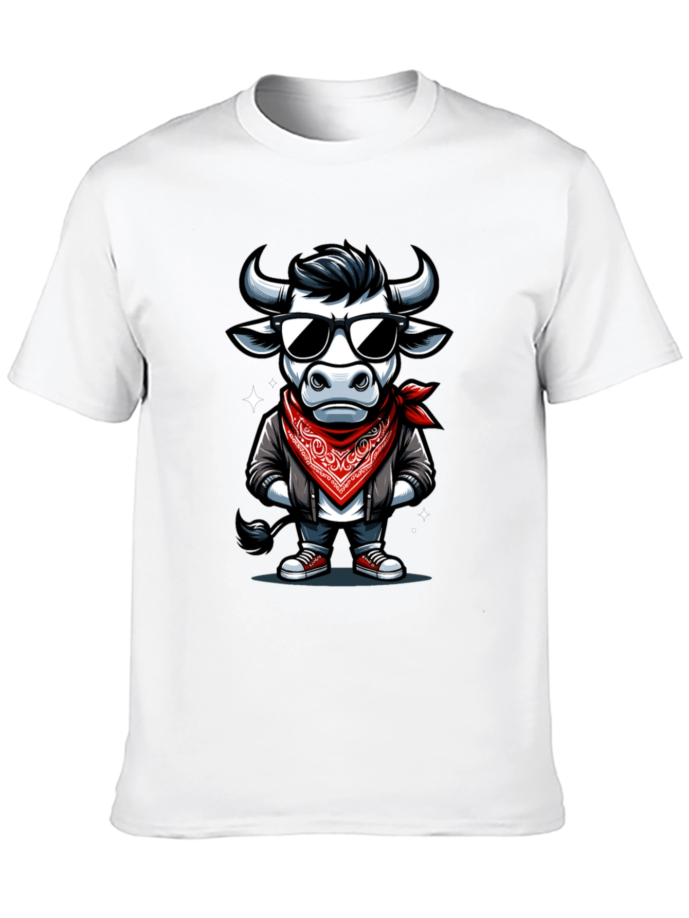 Cool Bull Graphic Tee - Black T-Shirt