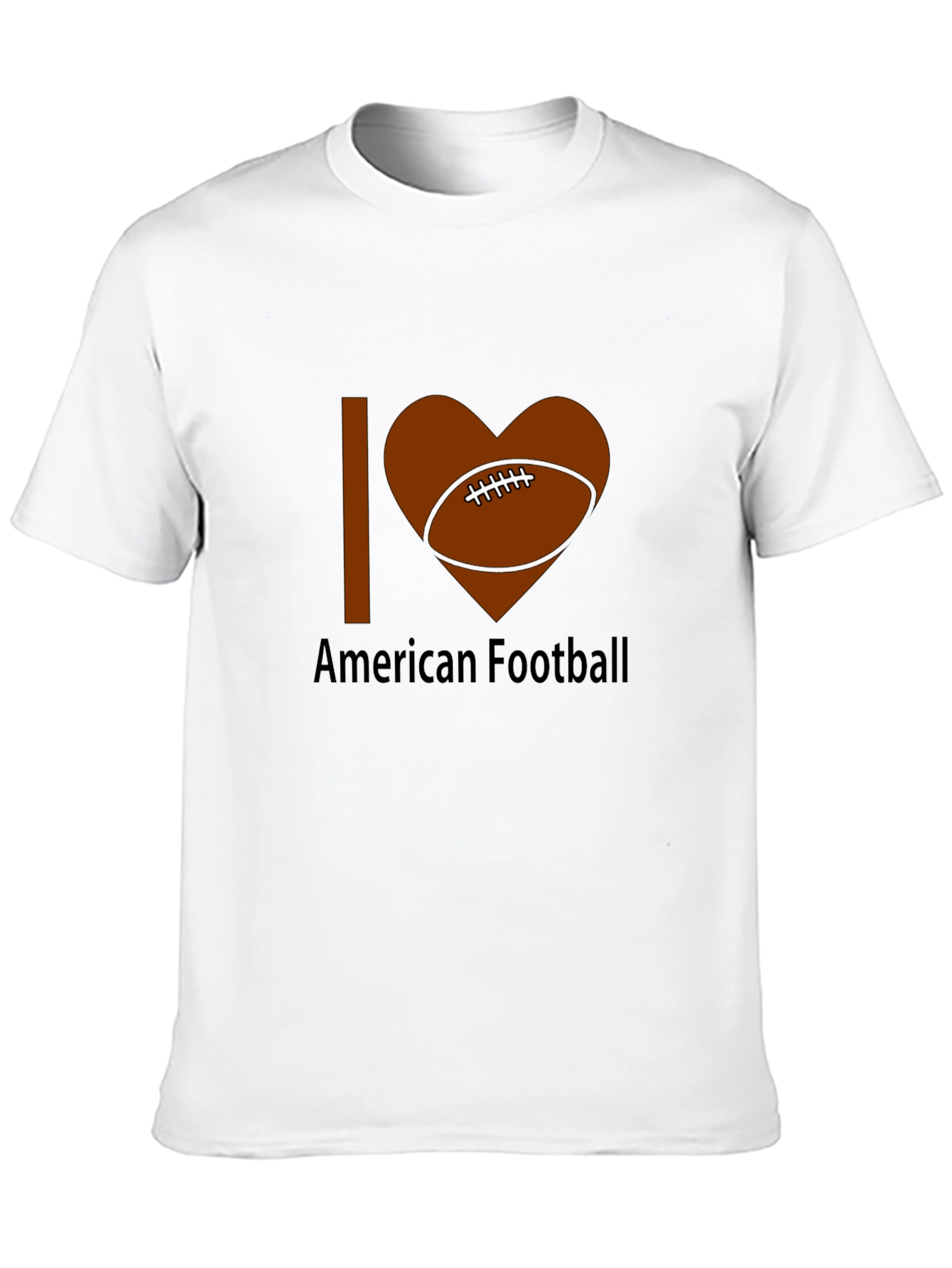 I Love American Football Graphic Tee