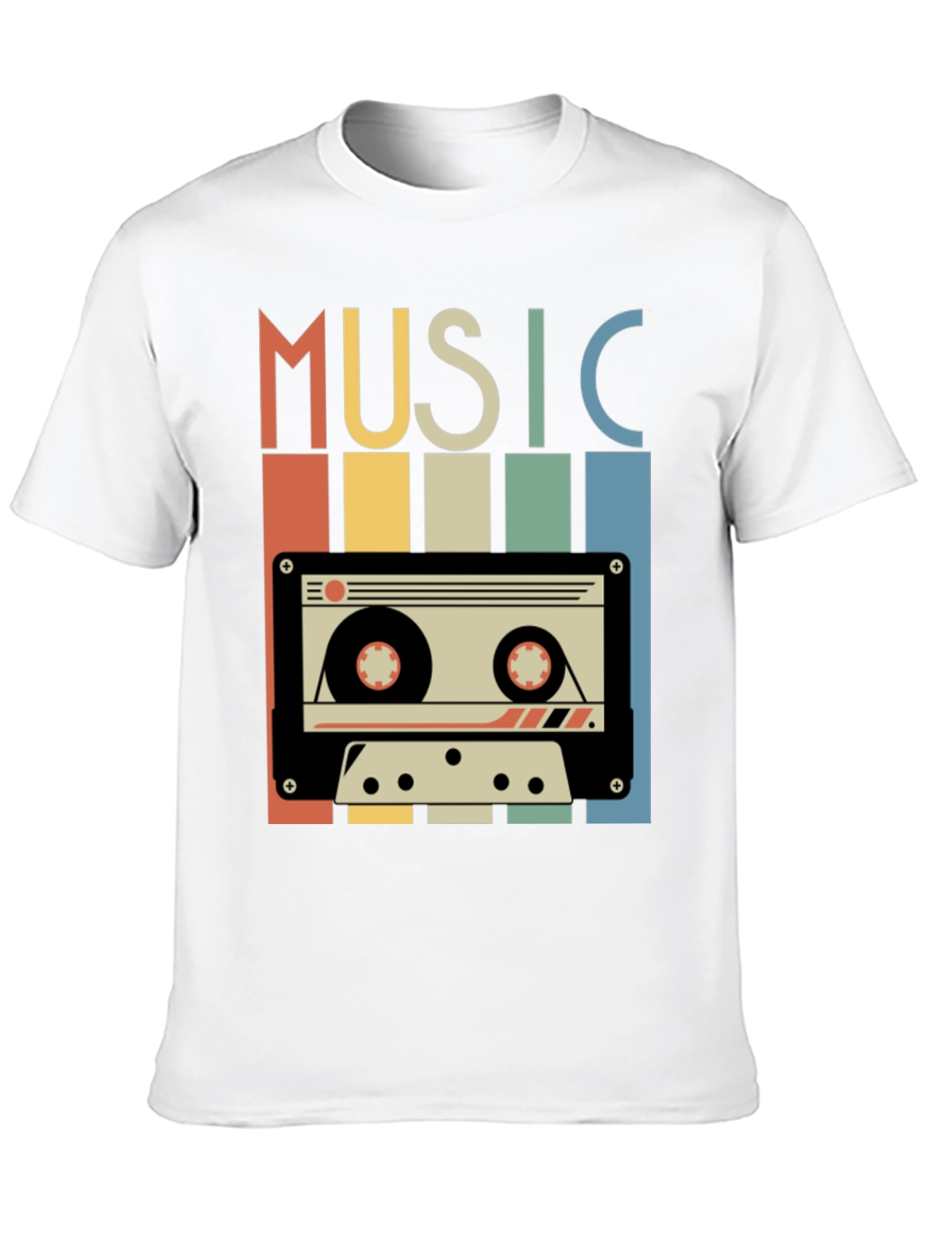 Retro Music Cassette T-Shirt