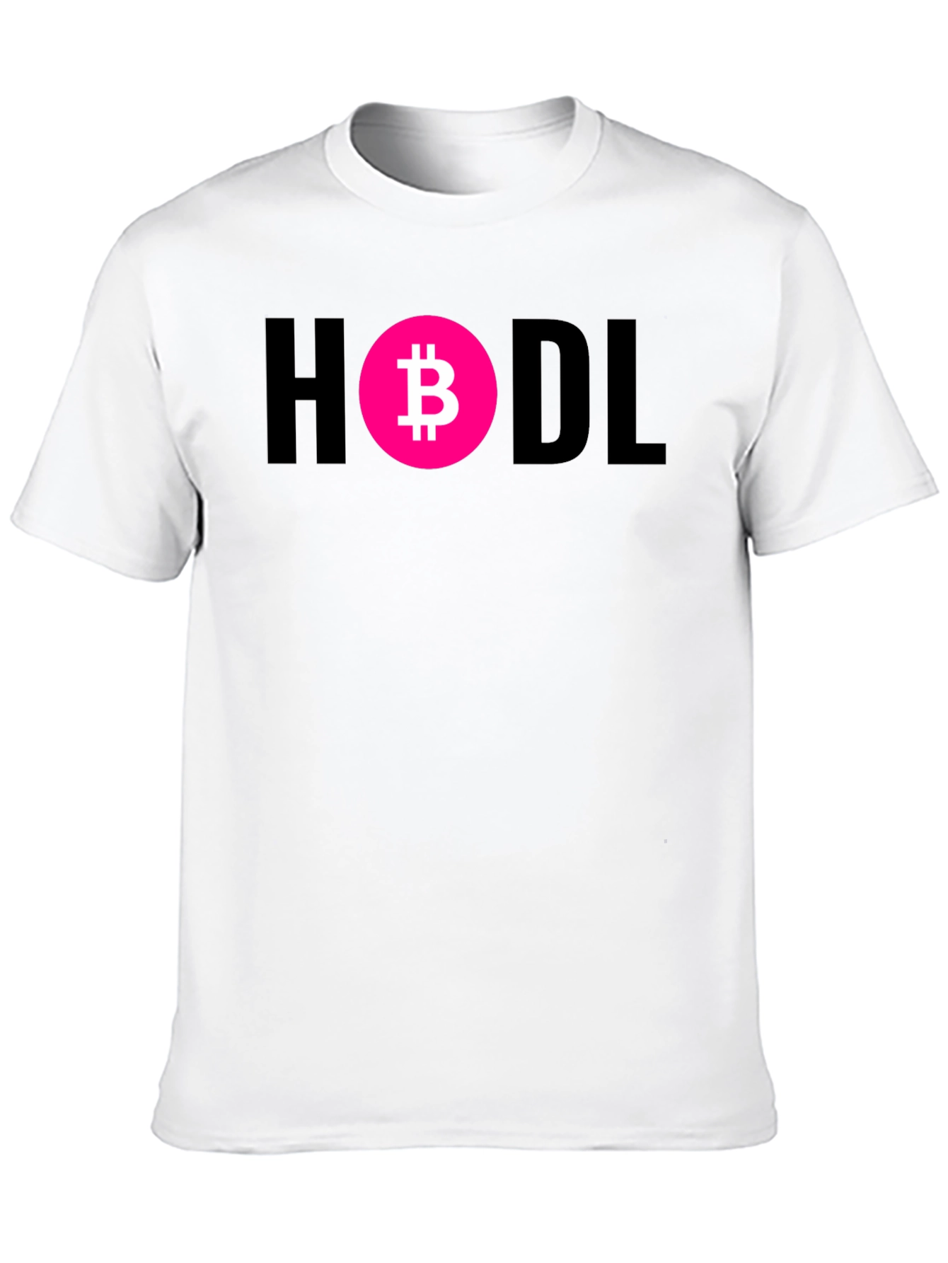 HODL Bitcoin Crypto T-Shirt - Black Cotton