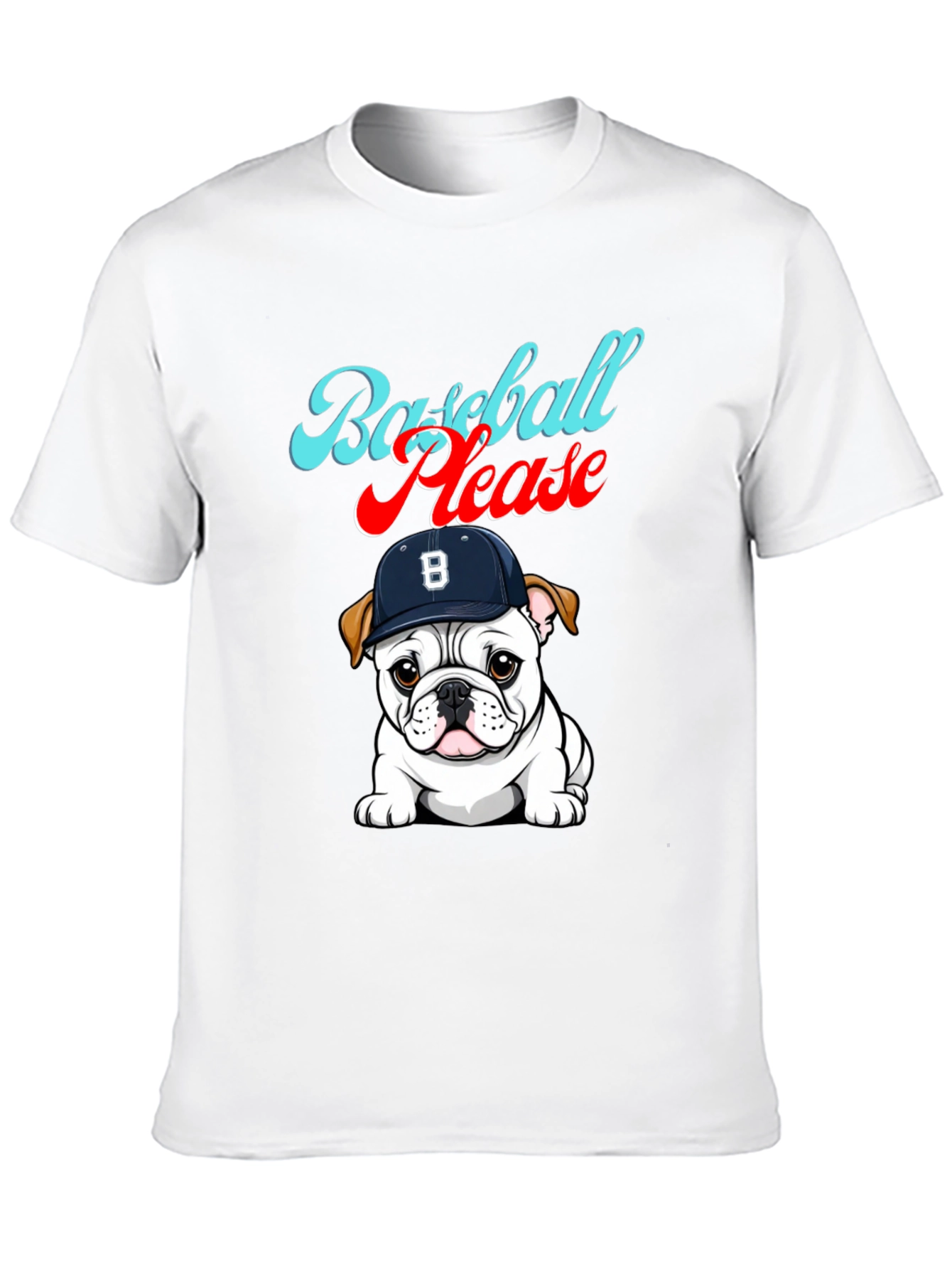 Baseball Please Bulldog Graphic Tee