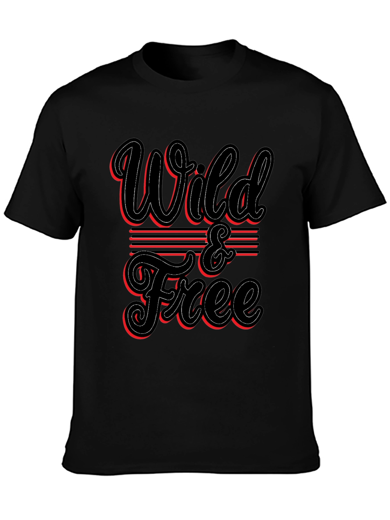 Wild & Free Graphic T-Shirt - Stylish Casual Wear