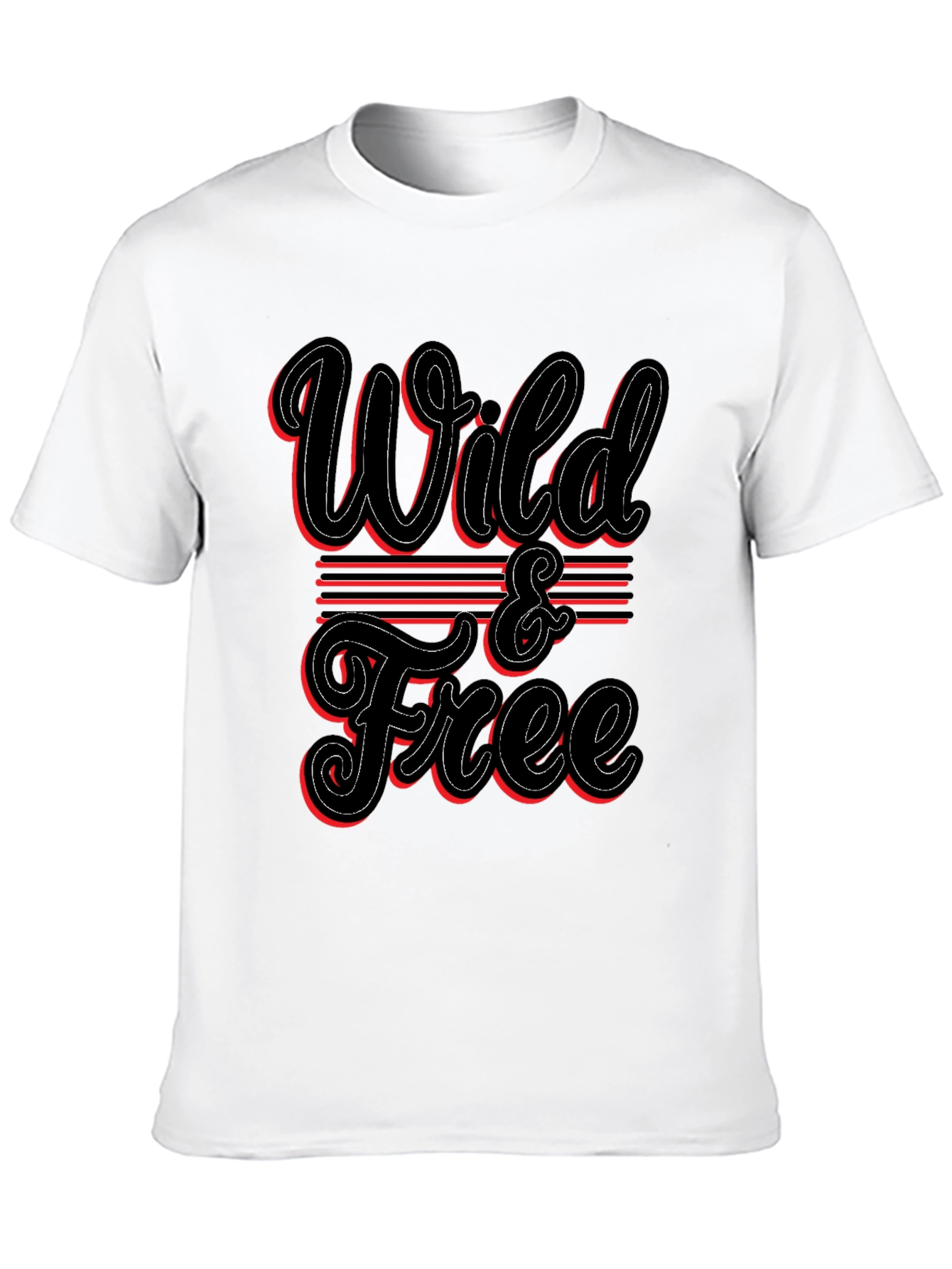 Wild & Free Graphic T-Shirt - Stylish Casual Wear