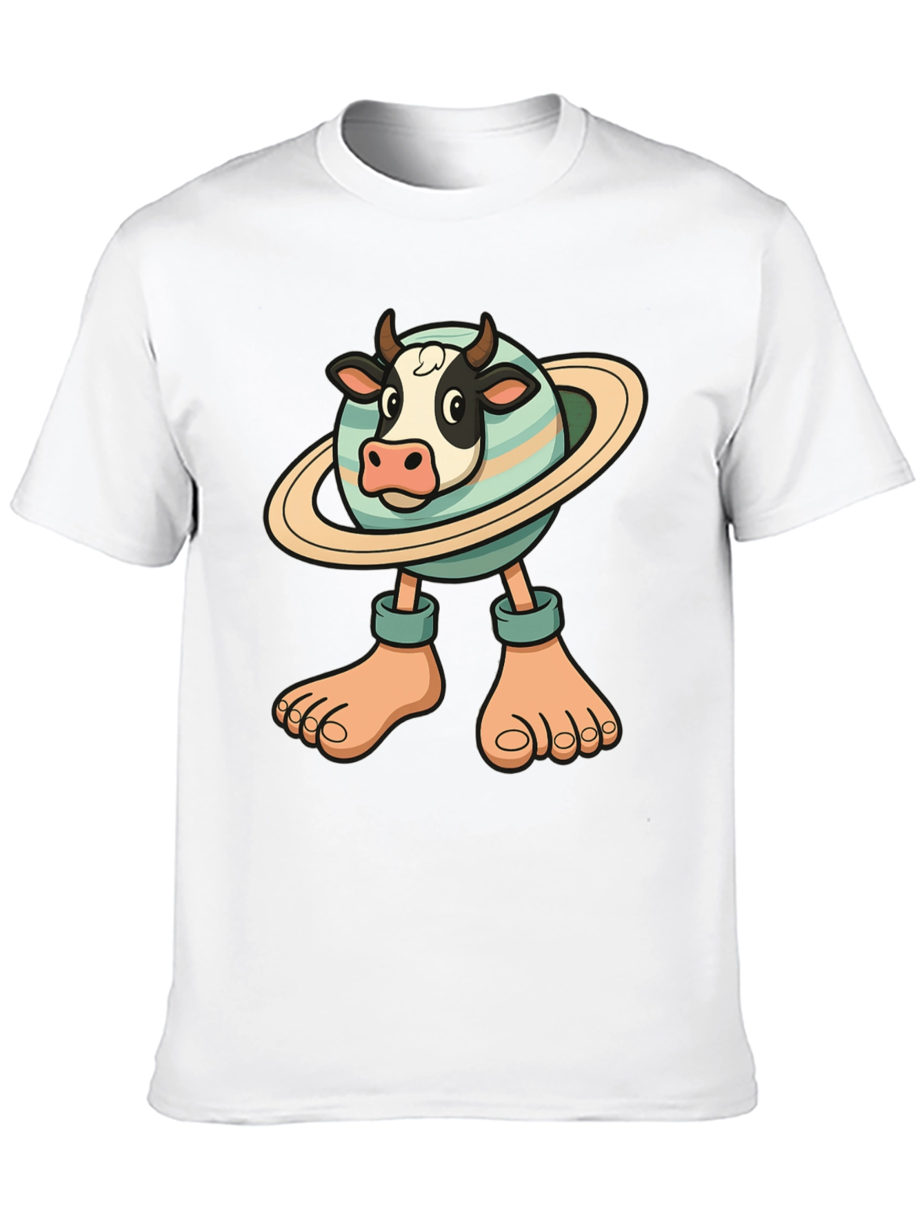 Cow Planet T-Shirt - Unique Graphic Tee