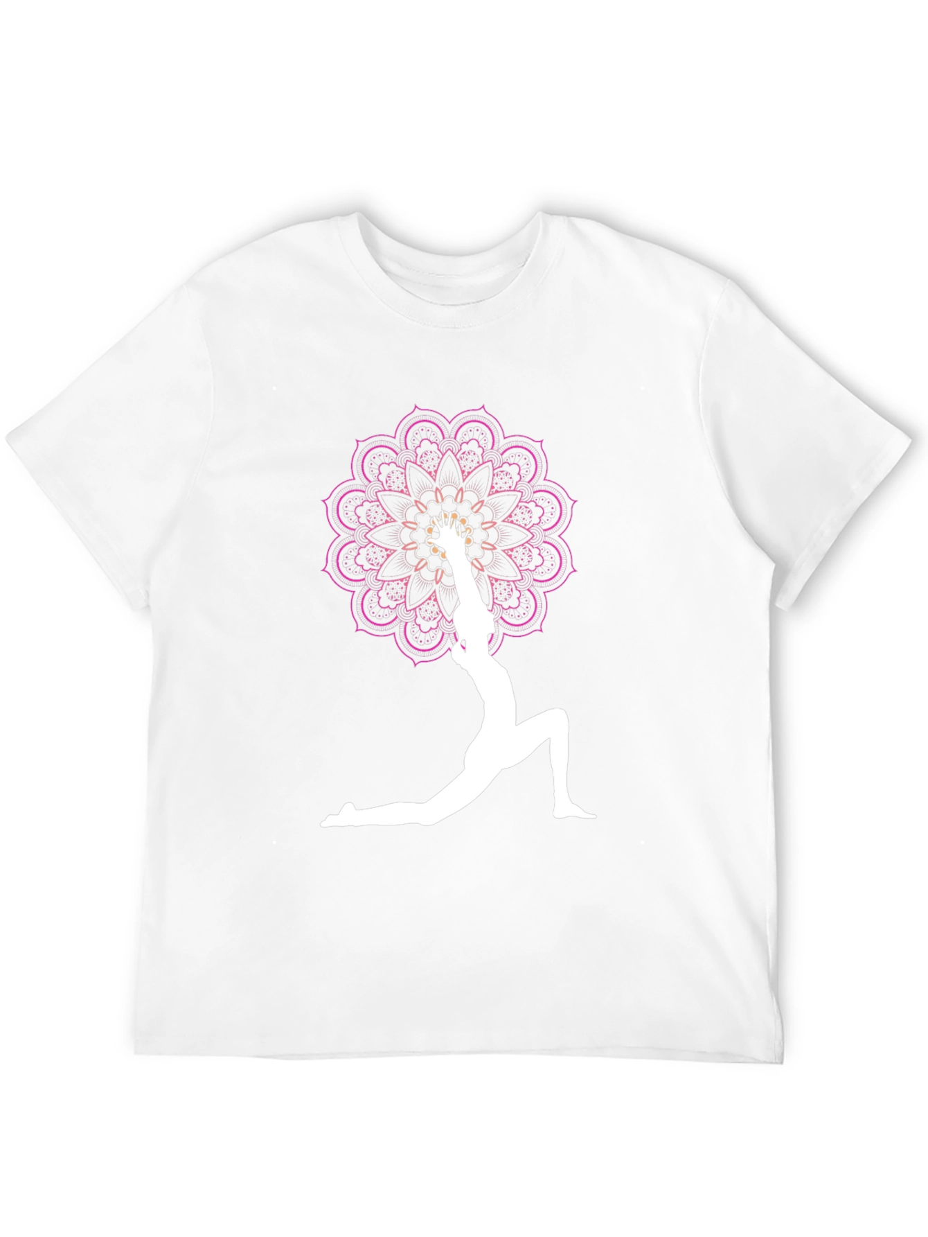 Yoga Mandala Graphic Tee - Black