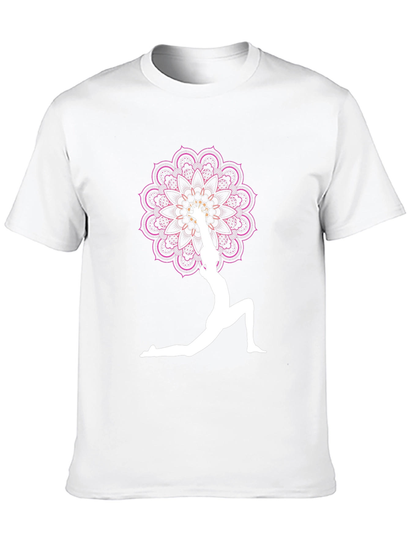 Yoga Mandala Graphic Tee - Black