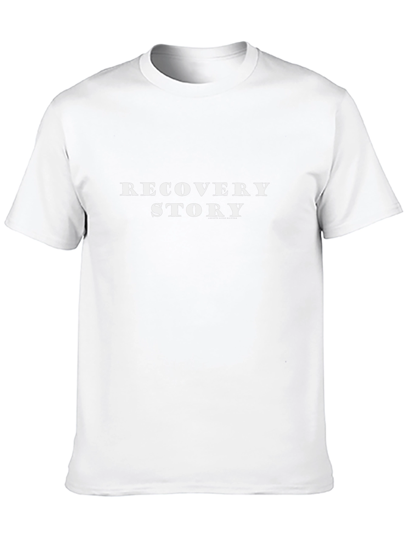 Recovery Story Graphic Tee - Inspiring Message Shirt