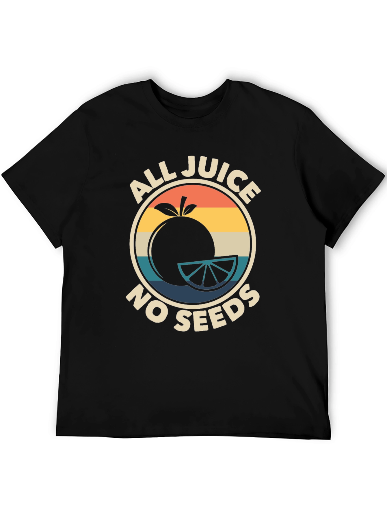 All Juice No Seeds Graphic Tee - Retro Style