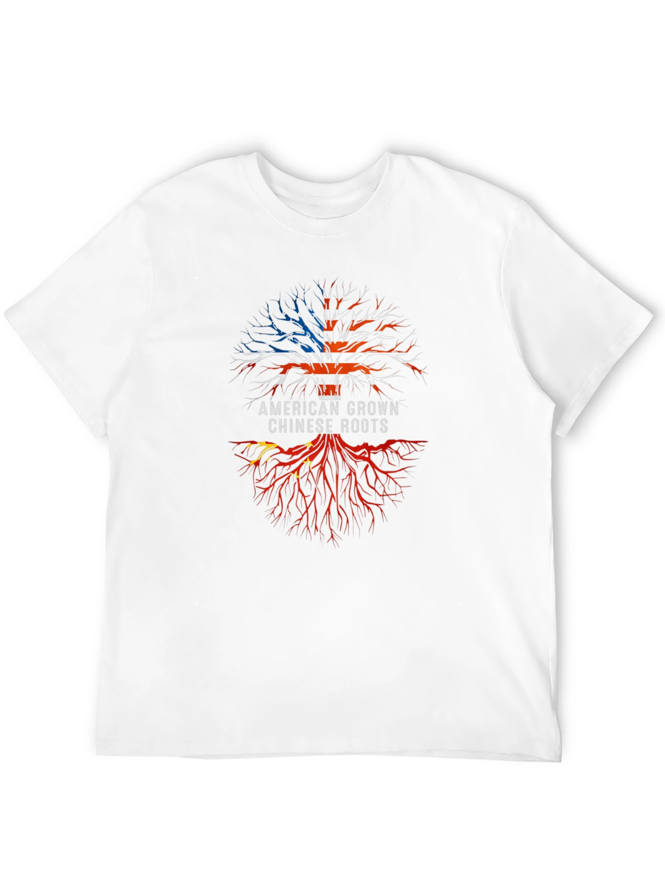 American Grown Chinese Roots Graphic Tee
