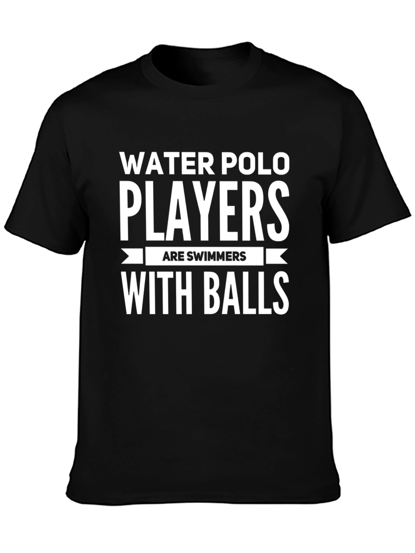 Water Polo Players T-Shirt Funny Balls Swimmer Tee