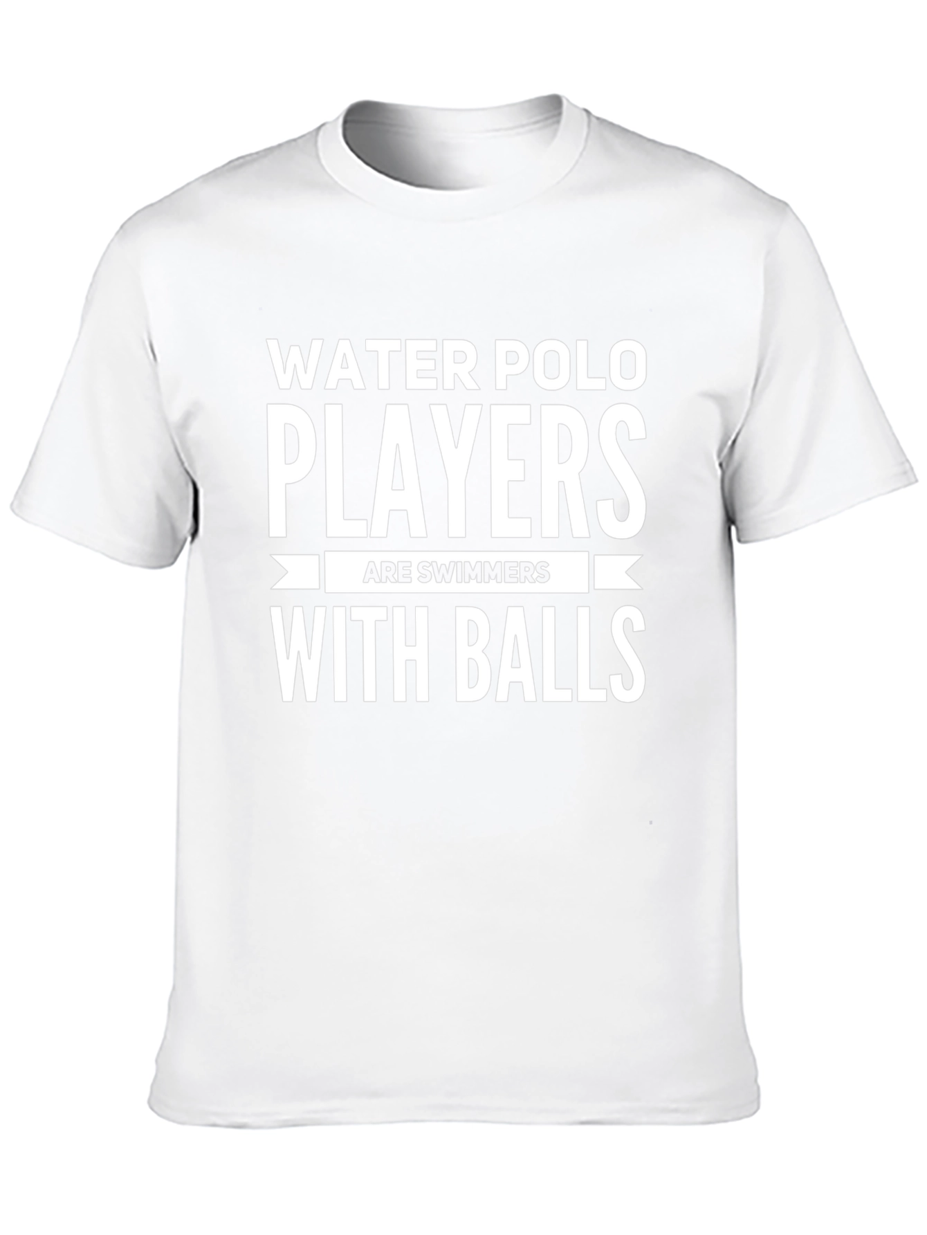 Water Polo Players T-Shirt Funny Balls Swimmer Tee