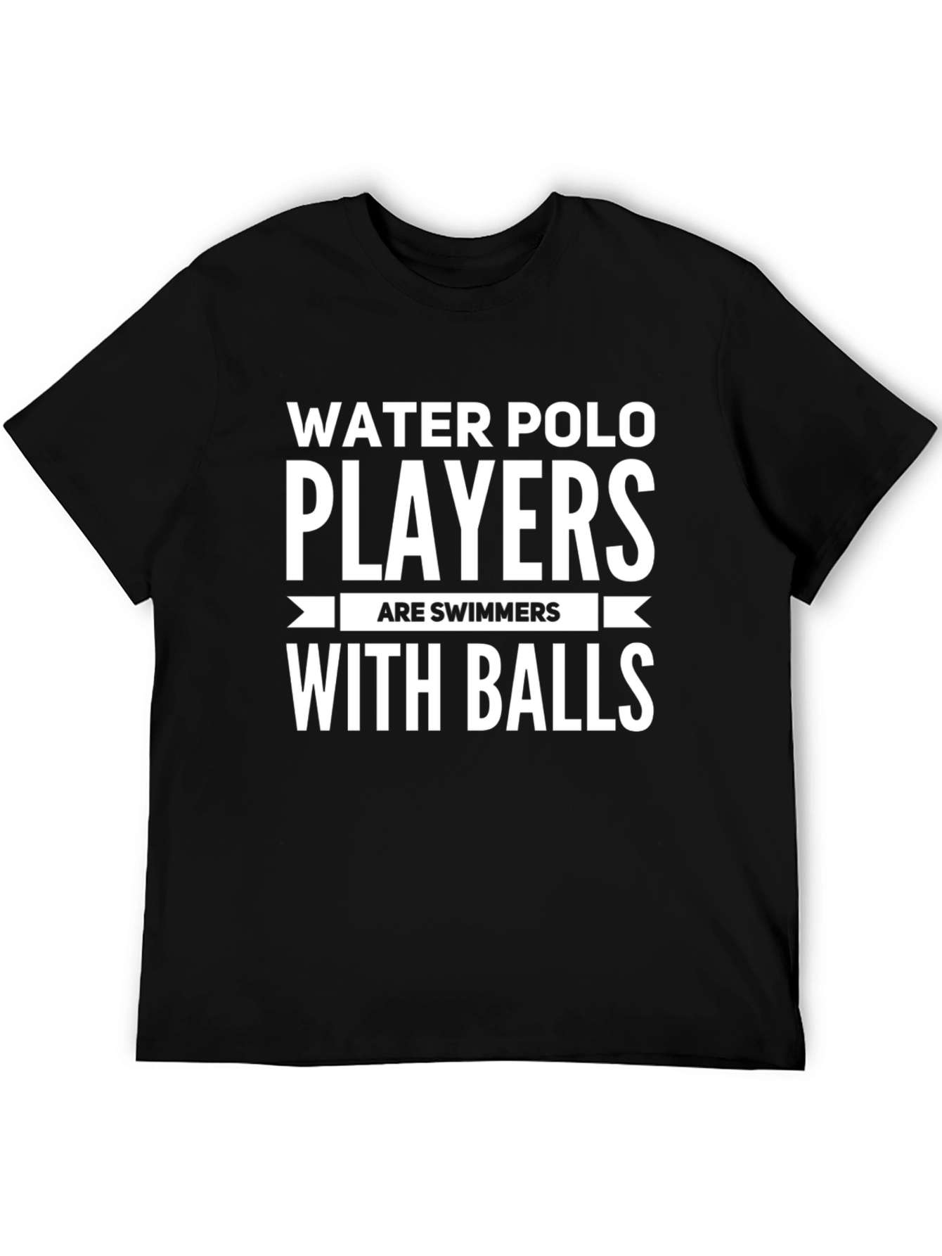 Water Polo Players T-Shirt Funny Balls Swimmer Tee