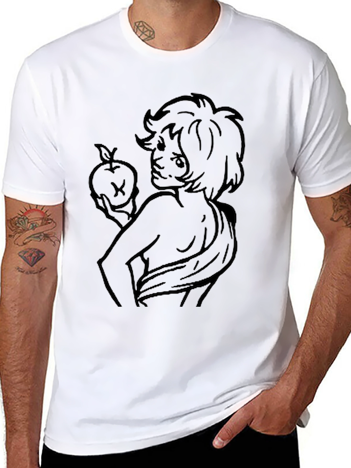 Adam & The Apple Graphic T-Shirt