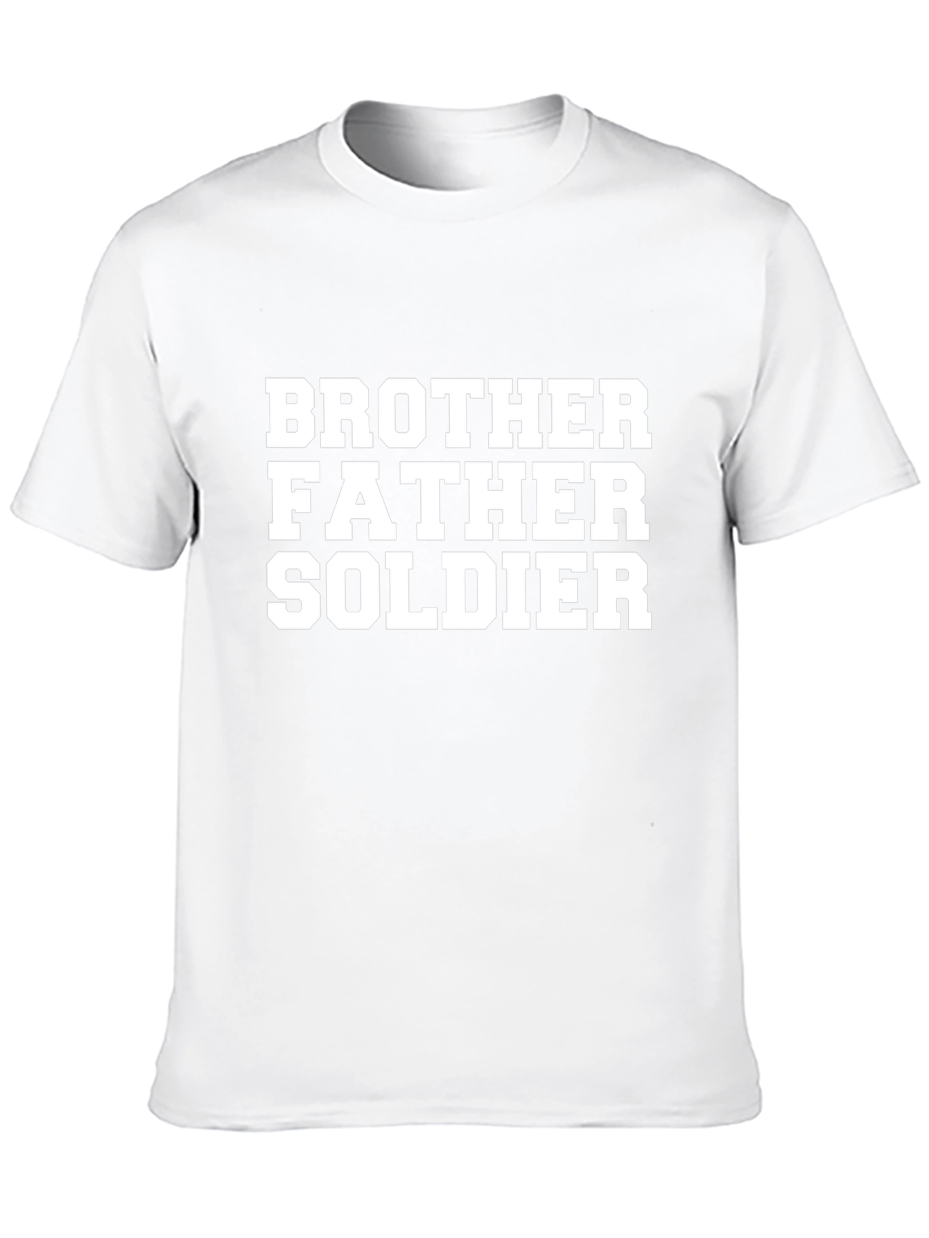 Brother Father Soldier Graphic Tee
