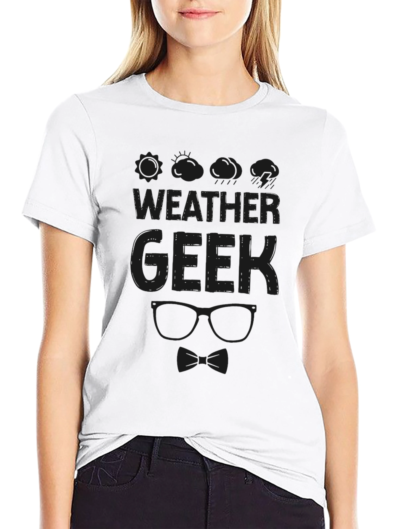 Weather Geek Black T-Shirt