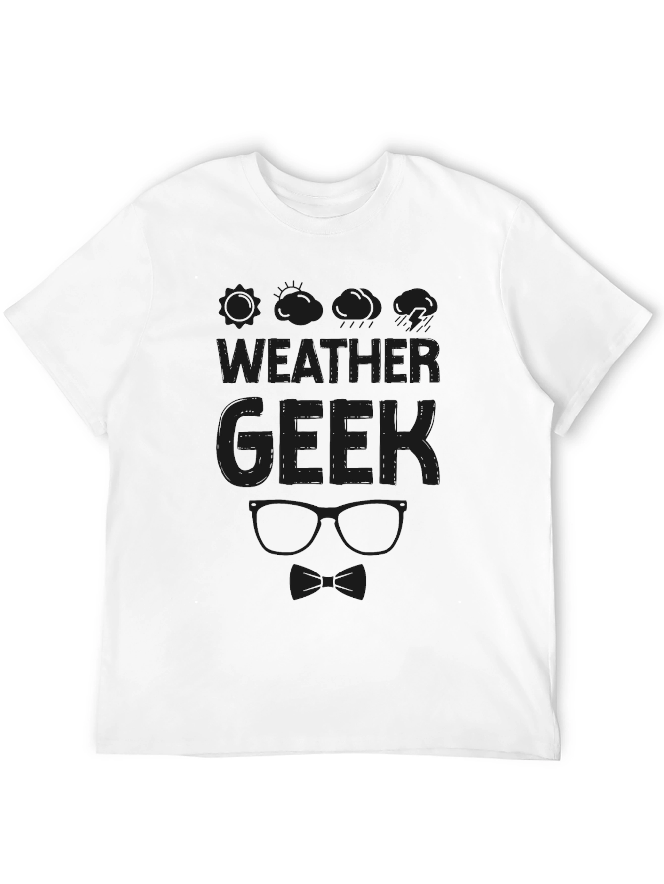 Weather Geek Black T-Shirt