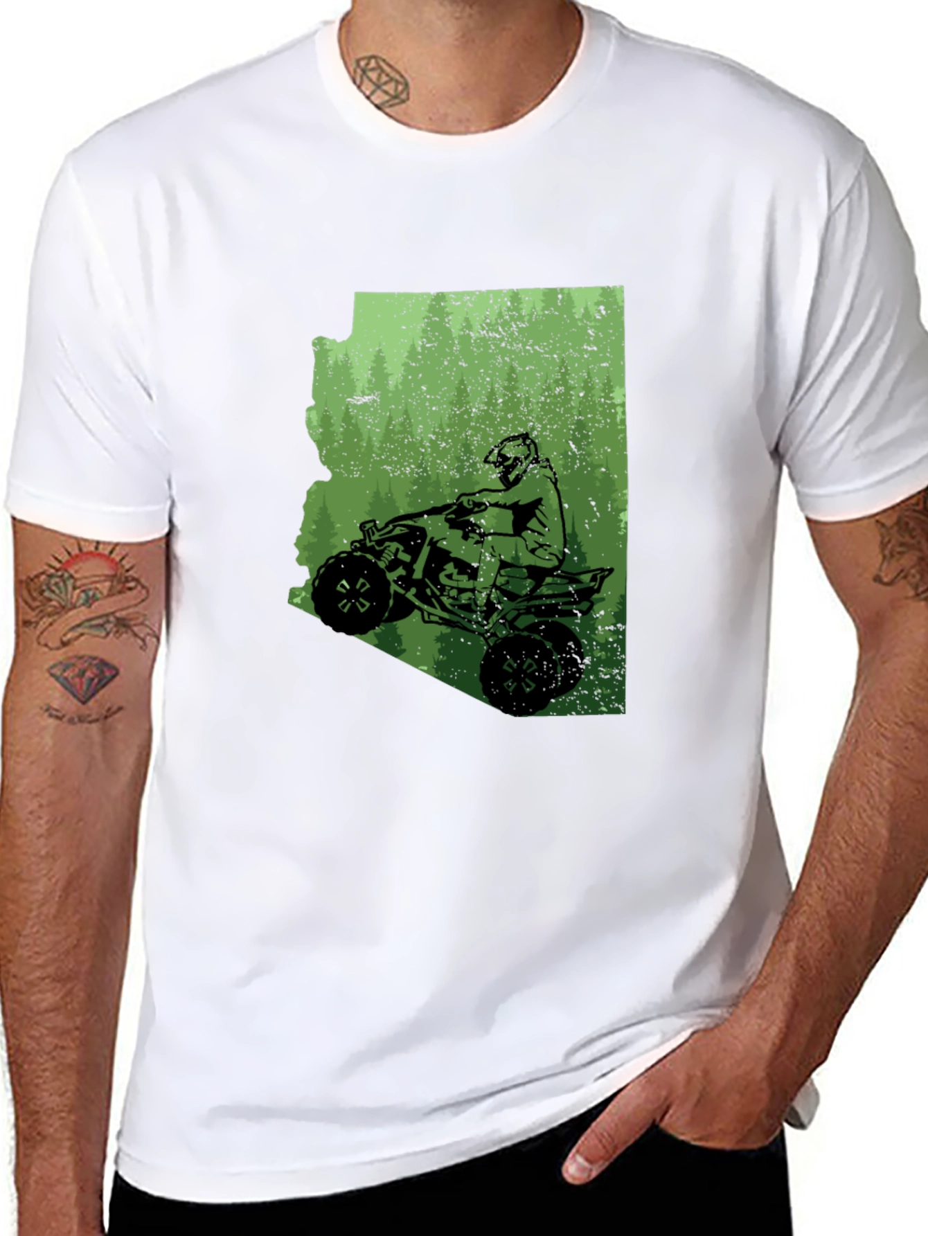 Arizona ATV Ride T-Shirt - Black Graphic Tee