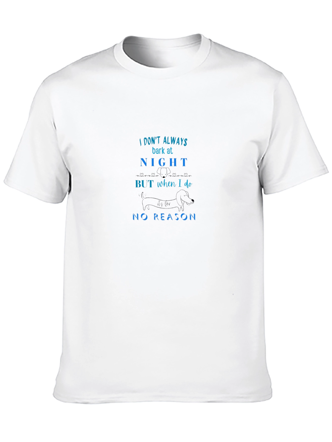 Humorous Bark at Night Graphic Tee
