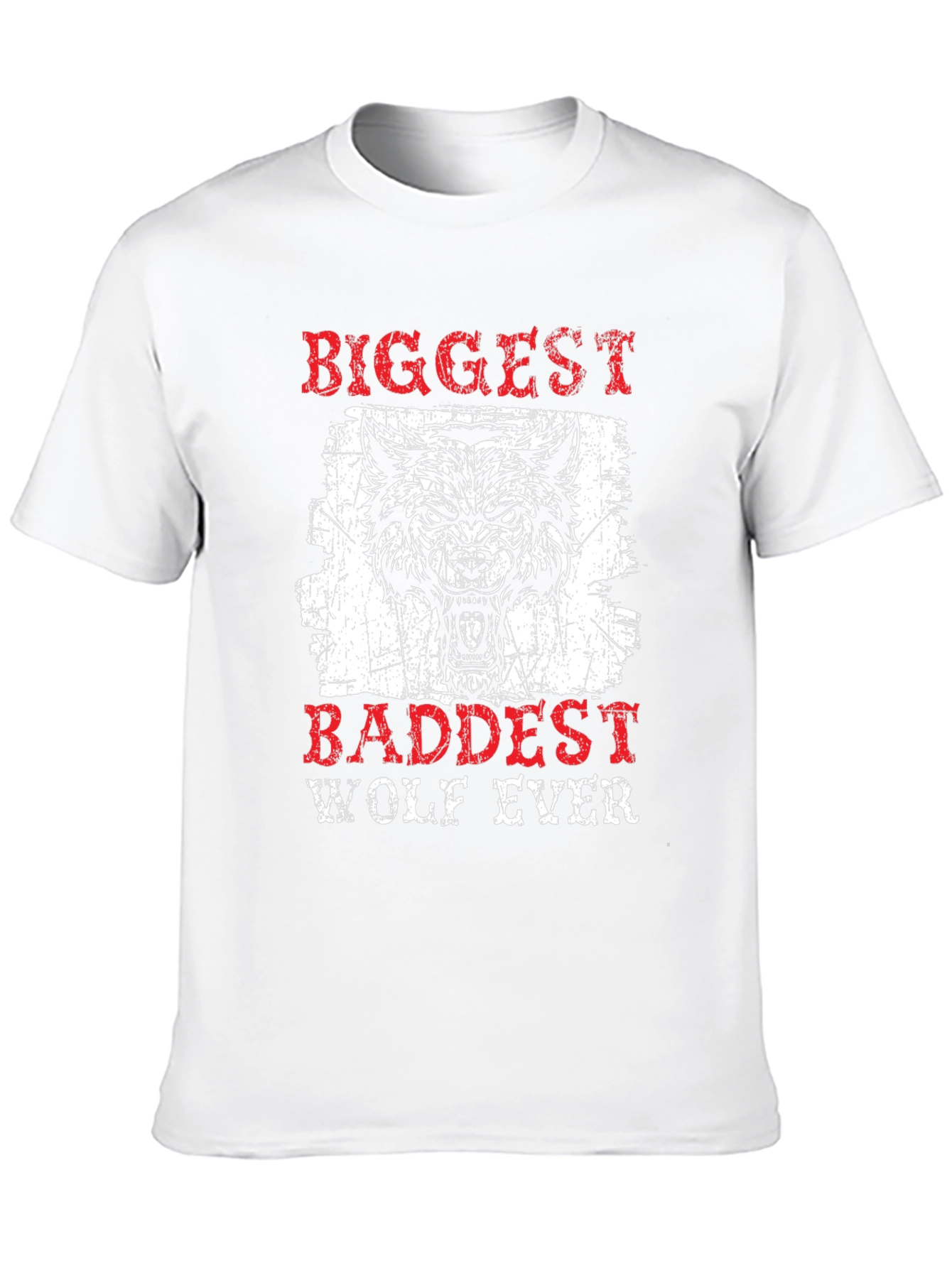 Biggest Baddest Wolf Ever Graphic Tee