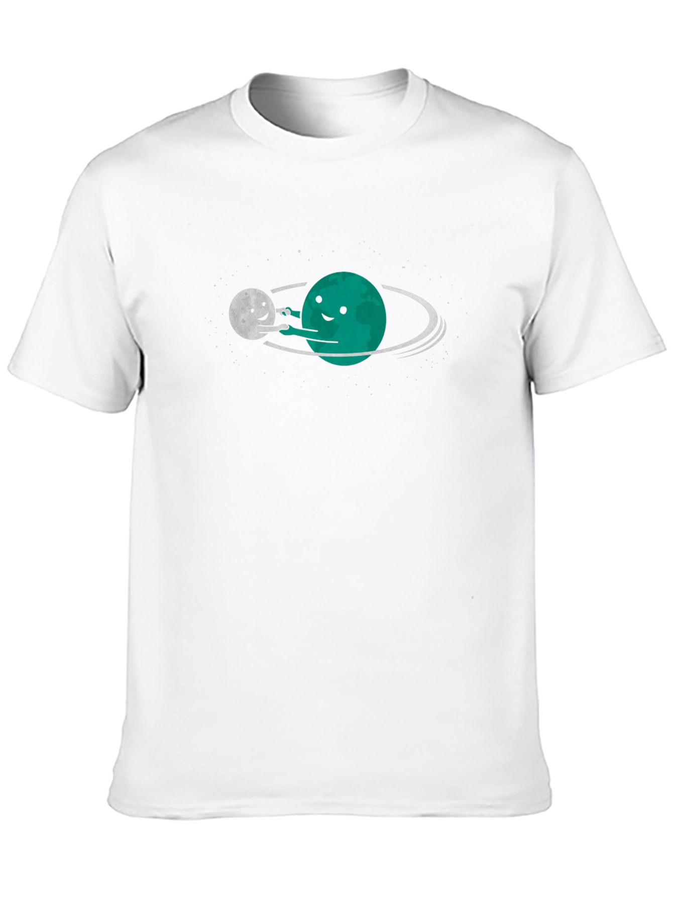 Cute Planet Hug T-Shirt - Space Lover Tee