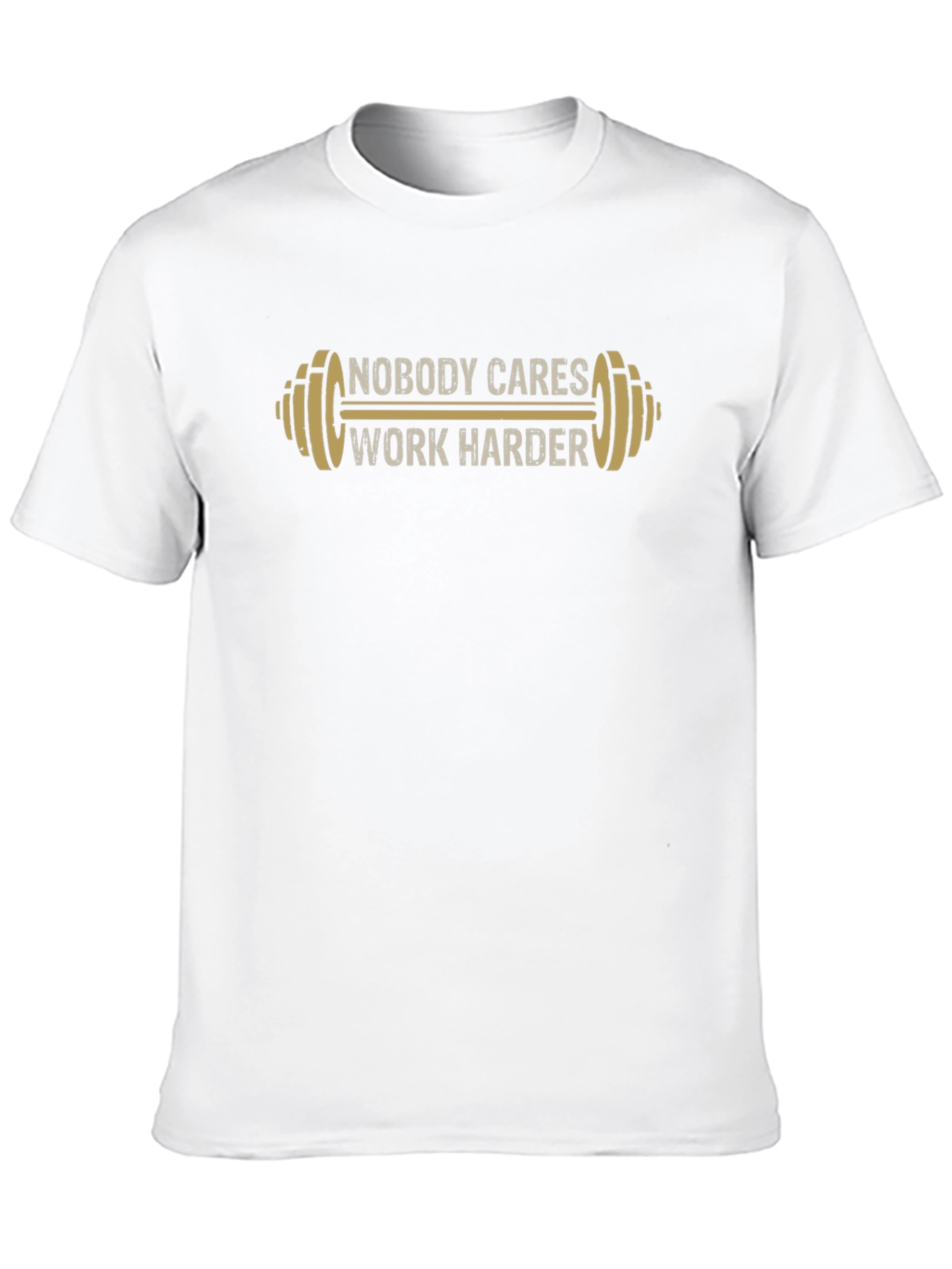 Nobody Cares Work Harder Black T-Shirt Gym Motivation