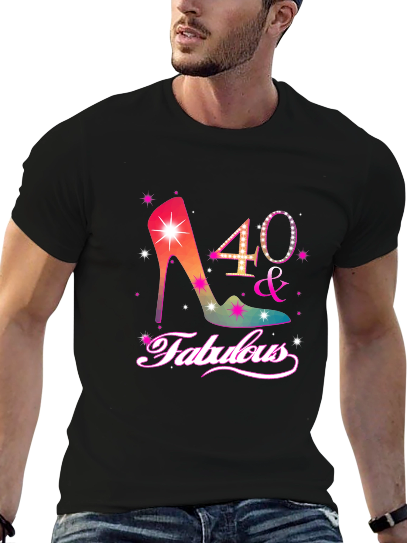 40 & Fabulous Womens Birthday T-Shirt