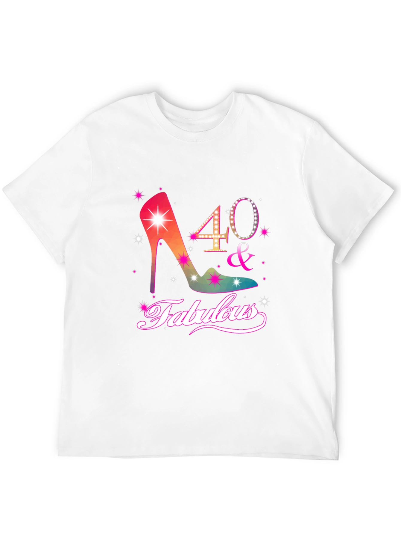 40 & Fabulous Womens Birthday T-Shirt